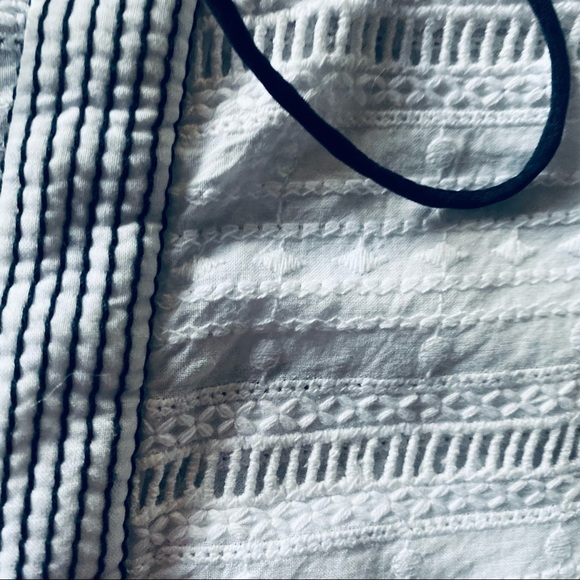 FINAL PRICE SAYLOR White Crochet Off Shoulder - Picture 8 of 9